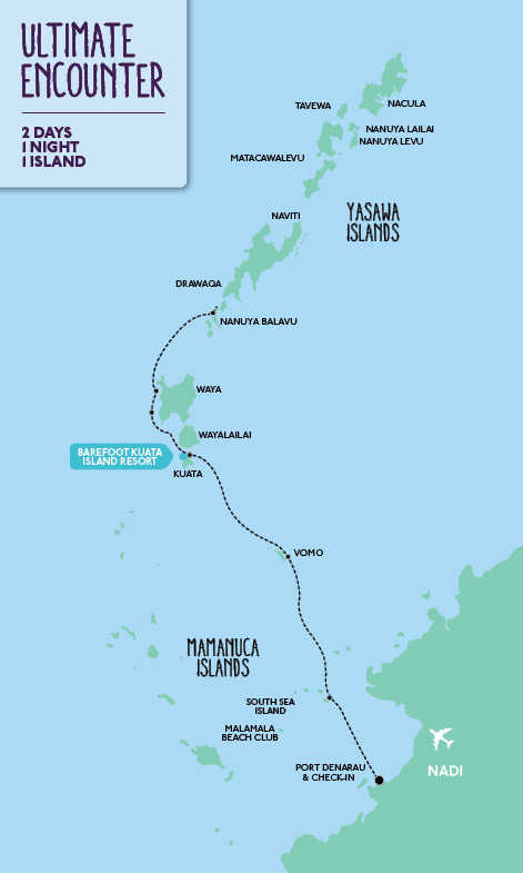 Snorkelling with reef sharks map